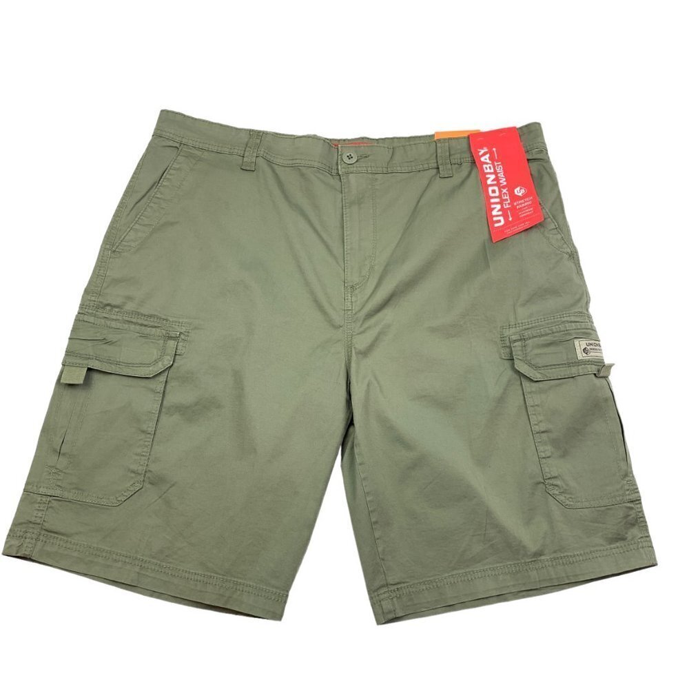 Unionbay Flex Waist Lightweight Cotton Outdoor/Hiking/Cargo Shorts Men's Size 42